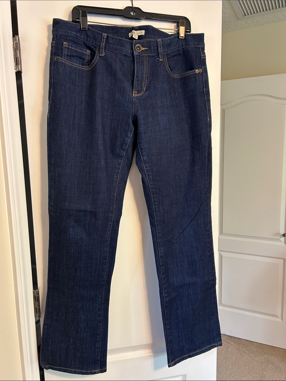 CAbi Dark Blue Boot-Cut Stretch Jeans